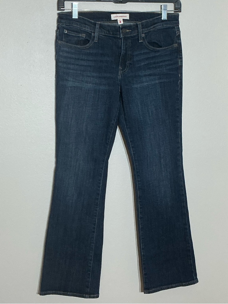 Lucky Brand Womens 8 Dark Indigo Bootcut Jeans